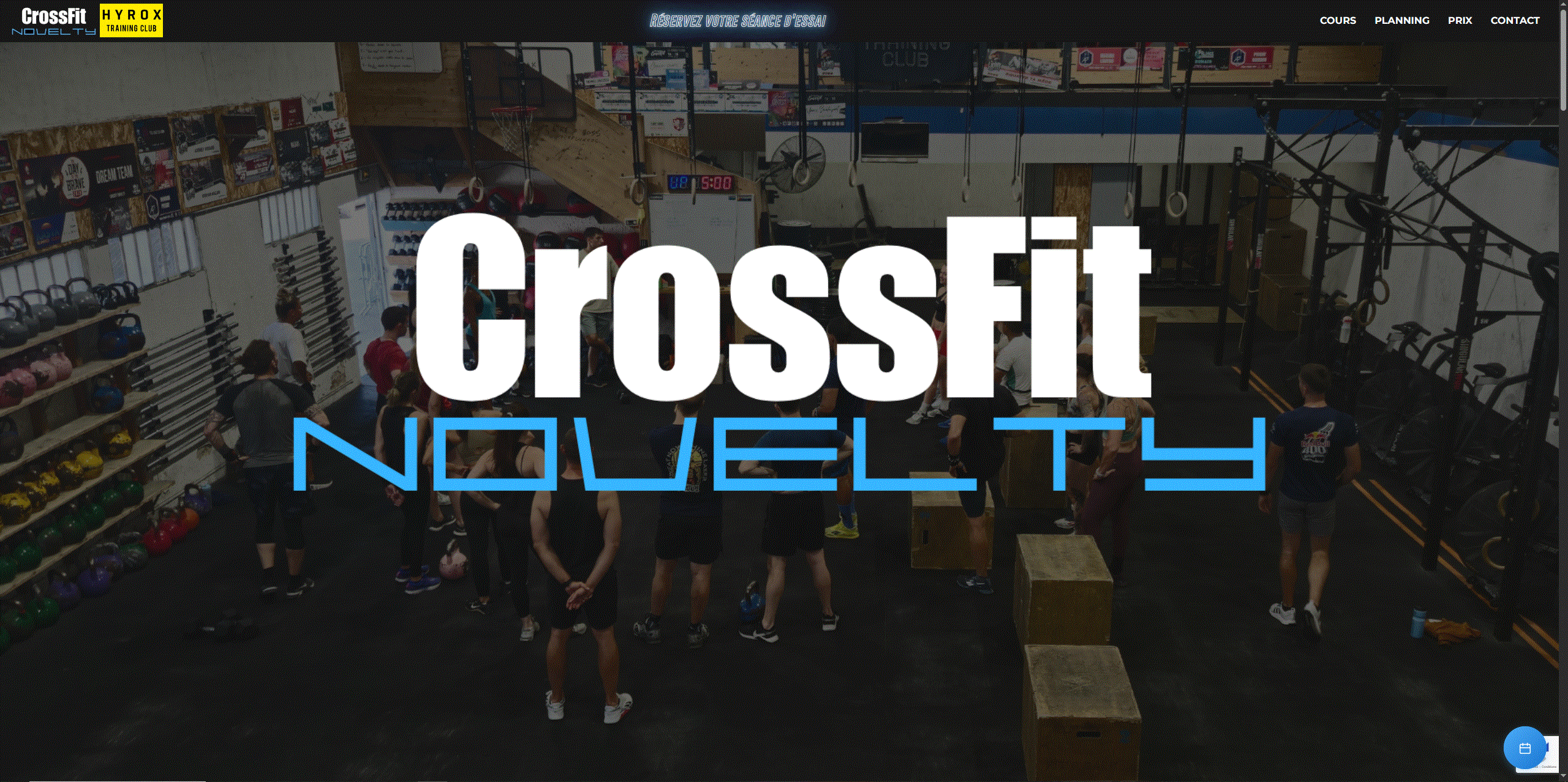 Site web avant modernisation